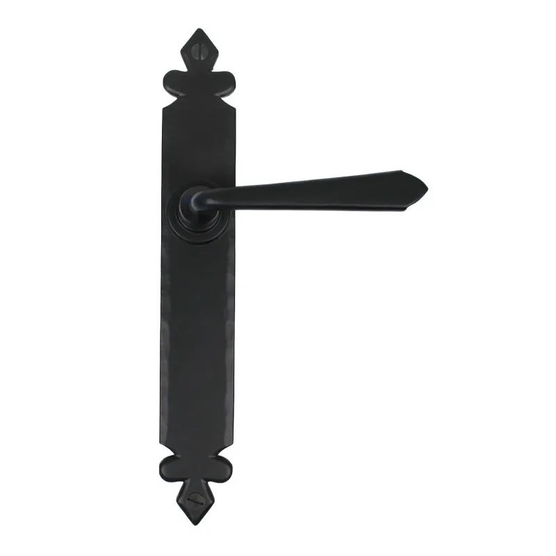 Passage Door Black Cromwell Lever Latch Place | From Anvil