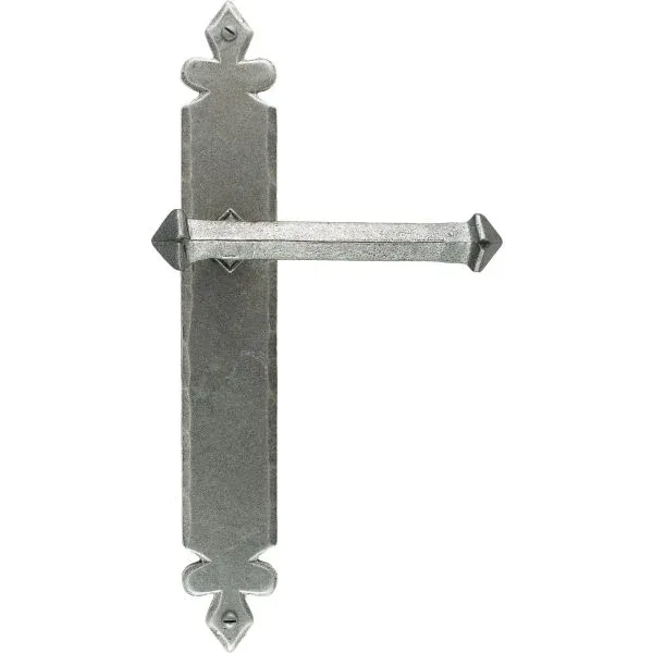 Pewter Tudor Lever Latch Place | From Anvil