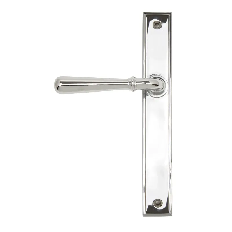 Polished Chrome Newbury Slimline Lever Latch Adjust | From Anvil