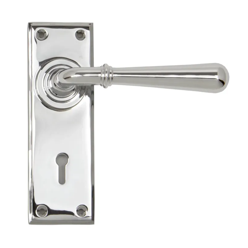 Polished Chromium Newbury Lever Lock Set | From Anvil