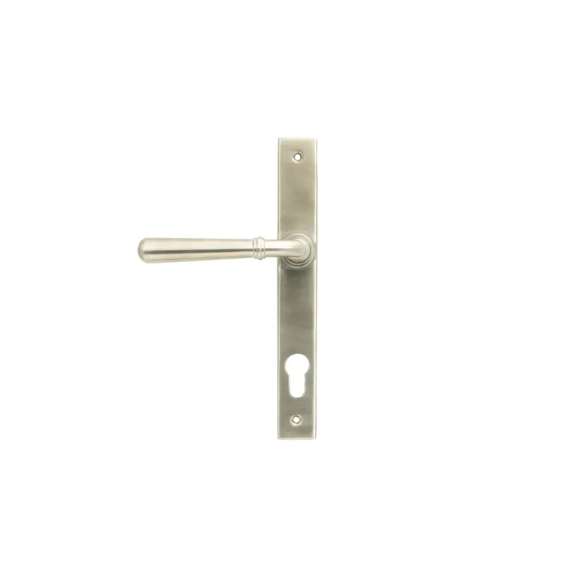 Premium Security Rated Satin Marine SS (316) Newbury Slimline Lever Espag. Lock Place | From Anvil