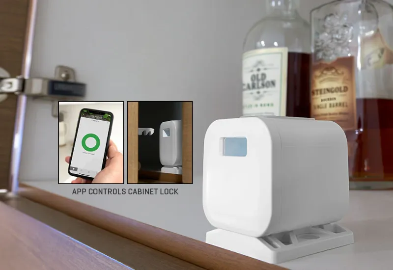 Smart Cabinet Door Lock Bluetooth-enabled Compatible Smart Home Hubs