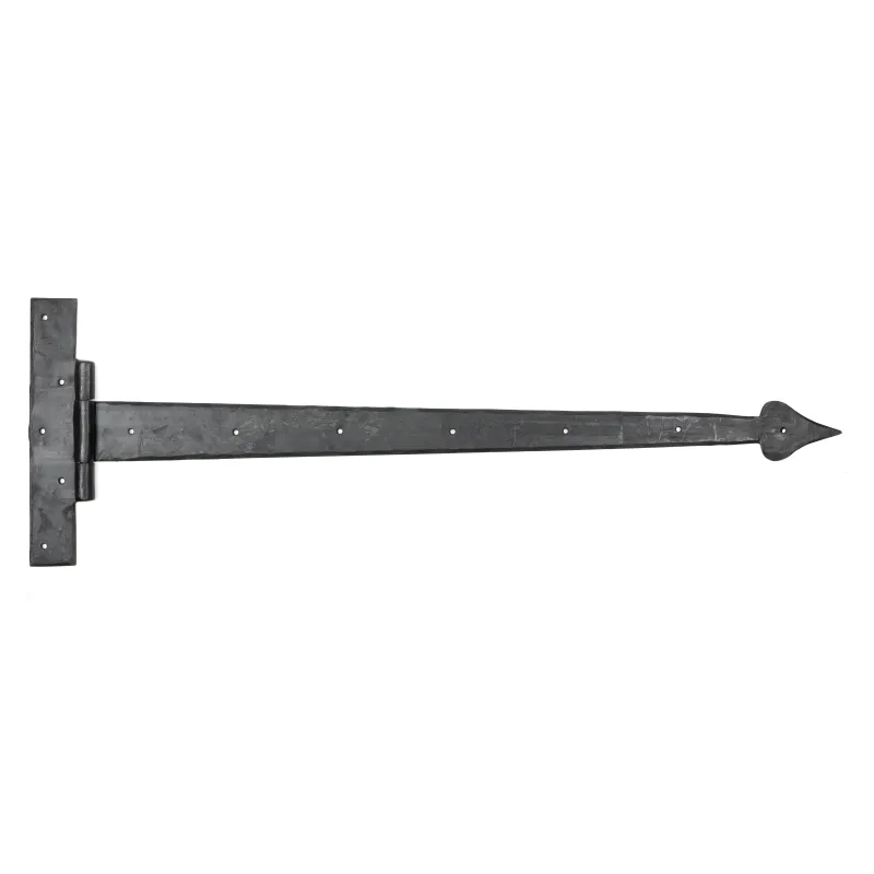 External Beeswax 36" Barn Door T Hinge (pair) | From Anvil