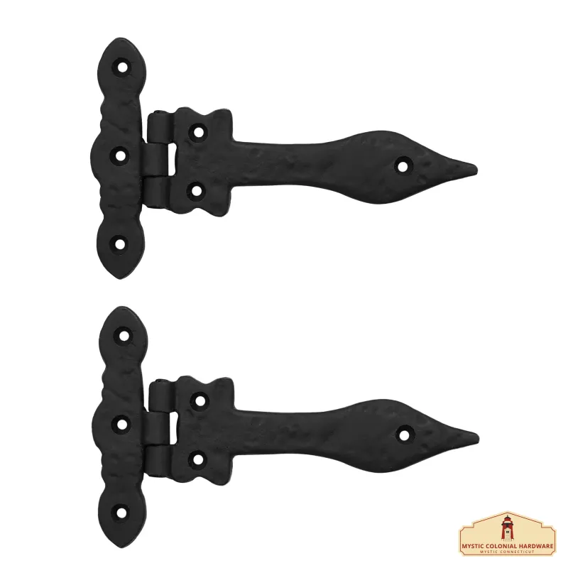 Industrial Grade Quality Solid Heavy Duty Screen Door Hinges Pair Oil Blackened Finish
