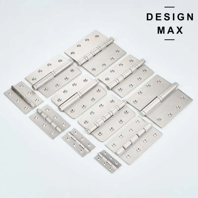 Passage Door Ramtek Satin Platinum Ball Bearing Door Hinges