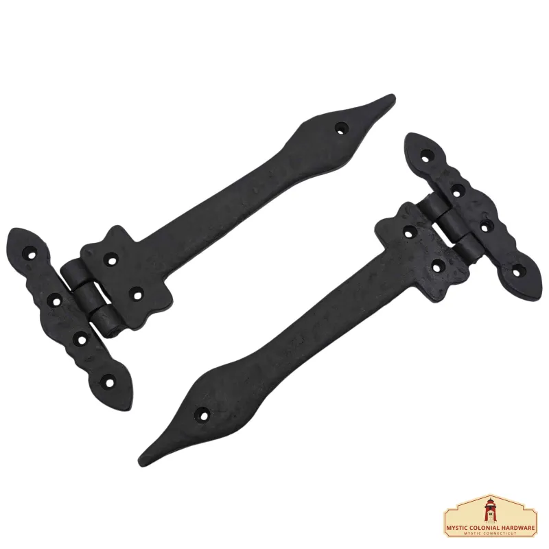 Professional Grade Quality Sturdy Heavy Duty Screen Door Hinges Pair Oil Blackened Finish