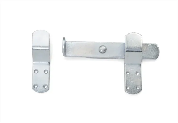 Galvanised Kick Over Door Bolt Anti-Corrosion Finish