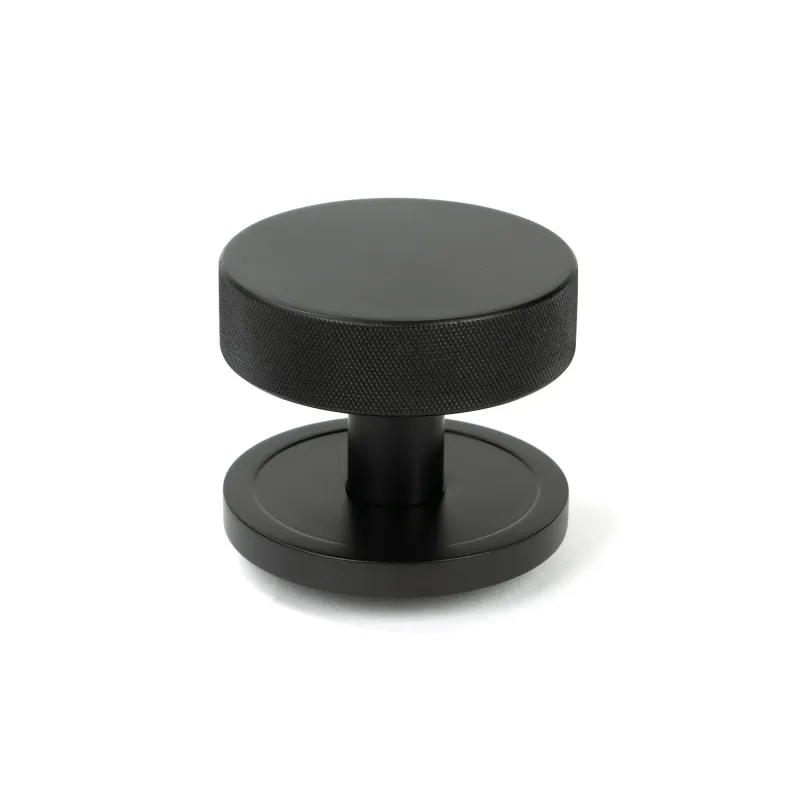 Aged Rustic gold Brompton Centre Door Knob (Plain) | From Anvil