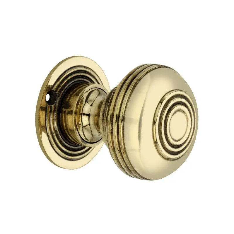 Bloxwich Sizable 60mm Rim/Mortice Door Knob Aged Brass