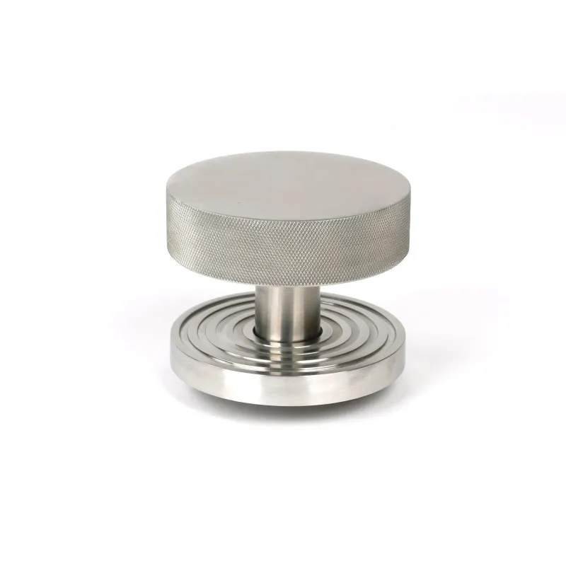 Satin Marine SS (316) Brompton Centre Door Knob (Beehive) | From Anvil