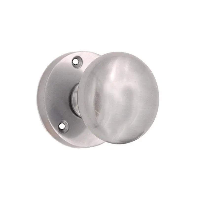 Victorian Door Knob Satin Chromium