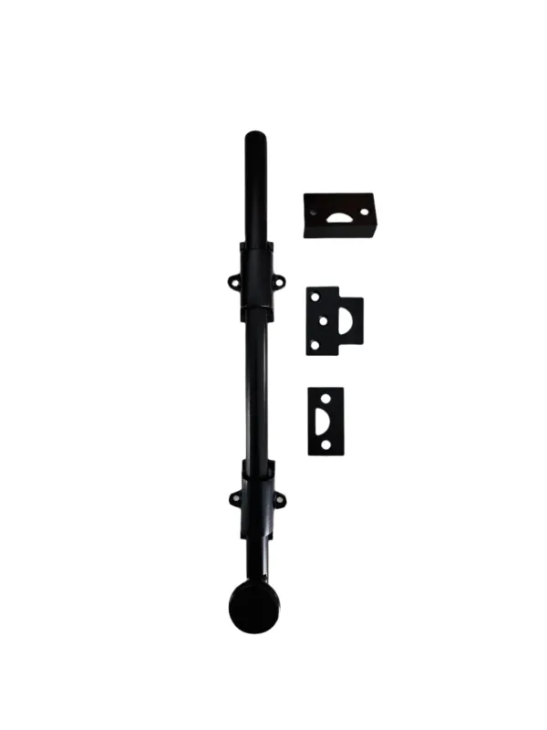 Deadbolt Lock Oil Rubbed Bronze 12" Surface Bolt, HD, Durable Brass French Door