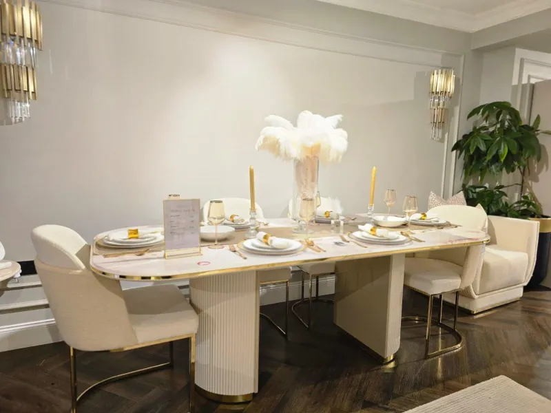 USB Charging Ex Display Odette Dining Table