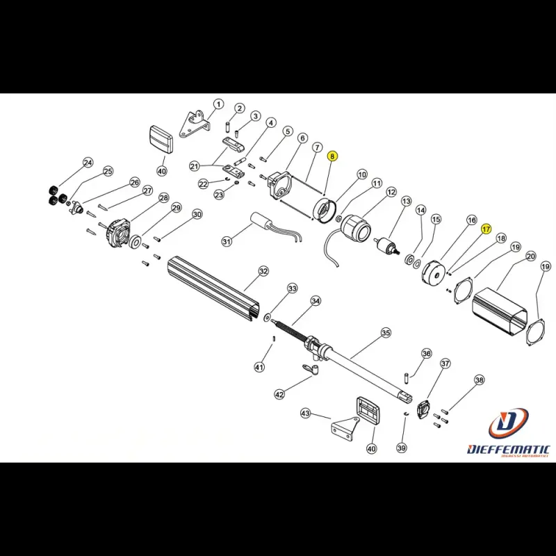 121072 Rondella M3 Linear 11 Vh 230V Ricambio