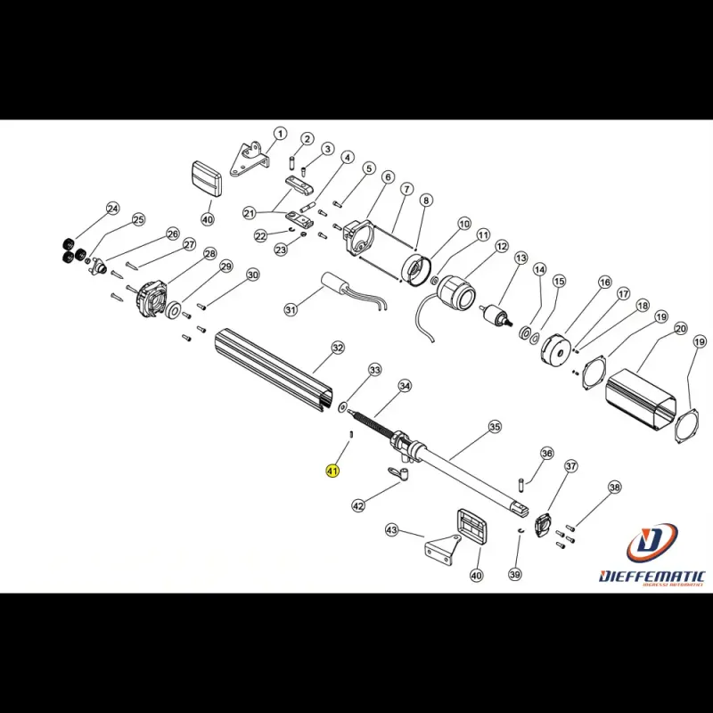 121826 Spina Elastica 4X18 Linear 11 Vh 230V Ricambio