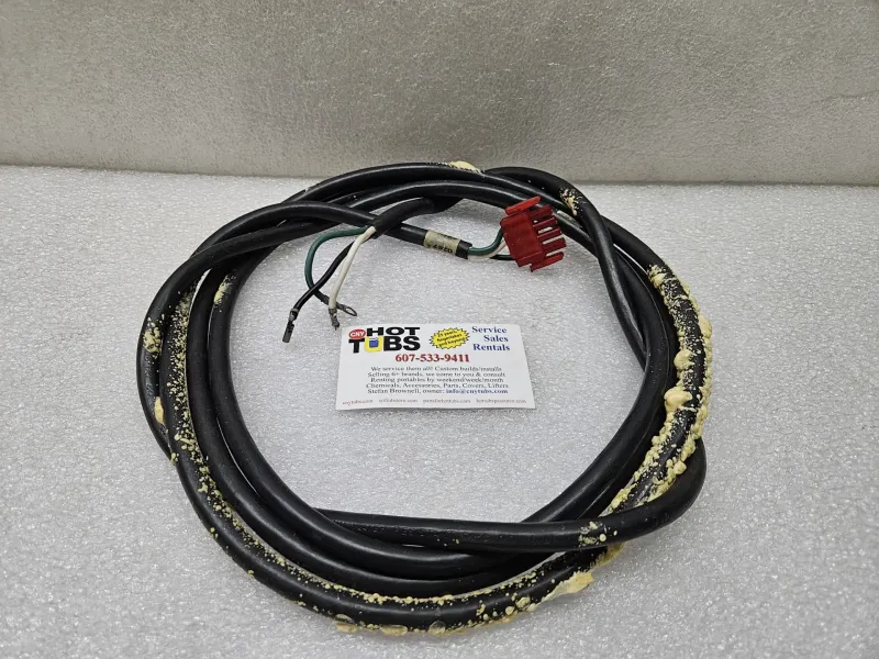 AMP style cord, pump/blower 3 wire USED 250V Rated