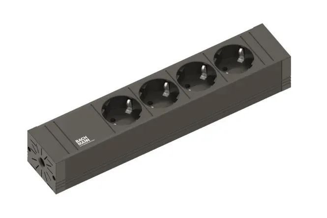 Bachmann Steckdosenleiste 4fach 420.0017 Connect Line 2,0 m Leitung