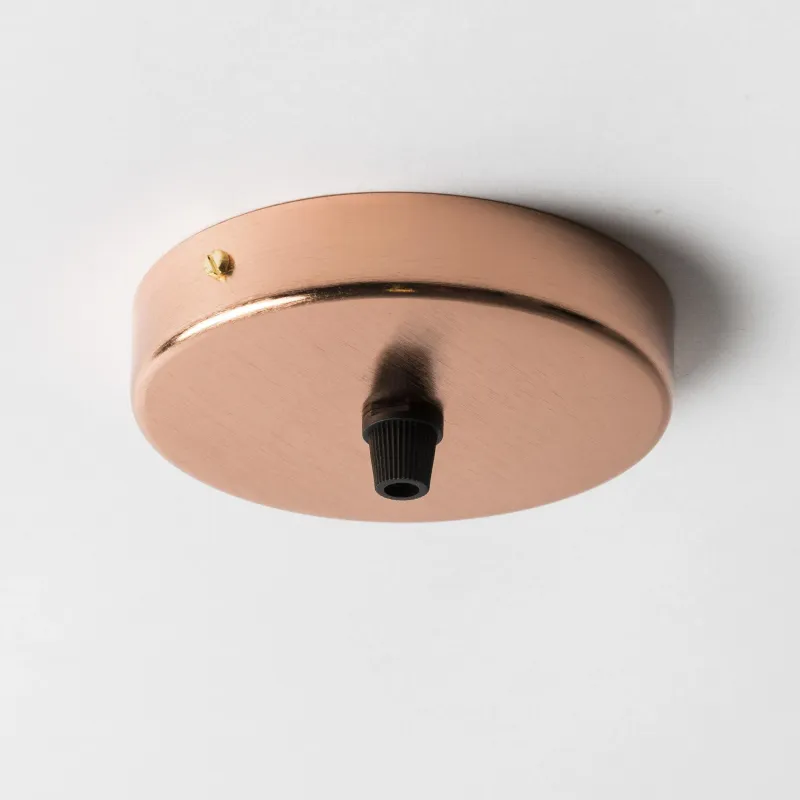 Brushed 100mm Terra cotta Ceiling Rose - All Outlet Options