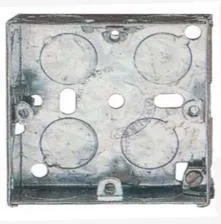 Corry's 1 Gang 35mm Metallic Socket Box