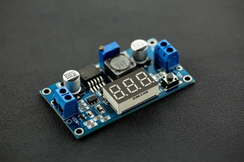 Dimmable 20W Adjustable DC-DC Buck Converter Touchscreen Display