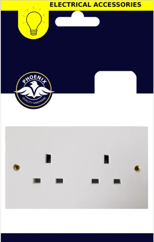 2 Gang 13Amp Socket