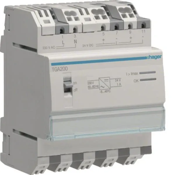 Hager Spannungsversorgung 24VDC TGA200 1A