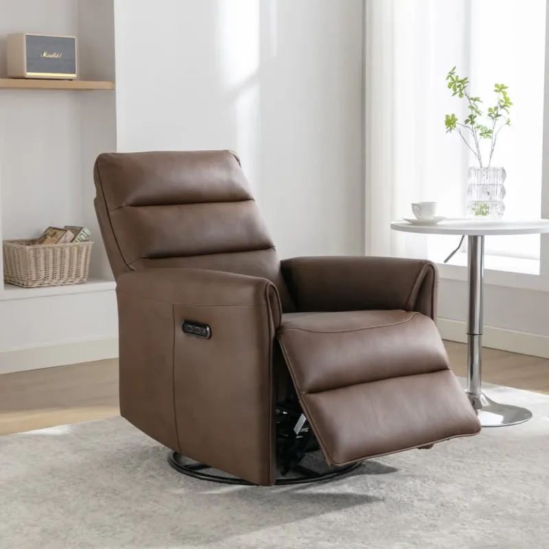 Low-Voltage Clearance - Waterville Electric Reclining Armchair - Chestnut
