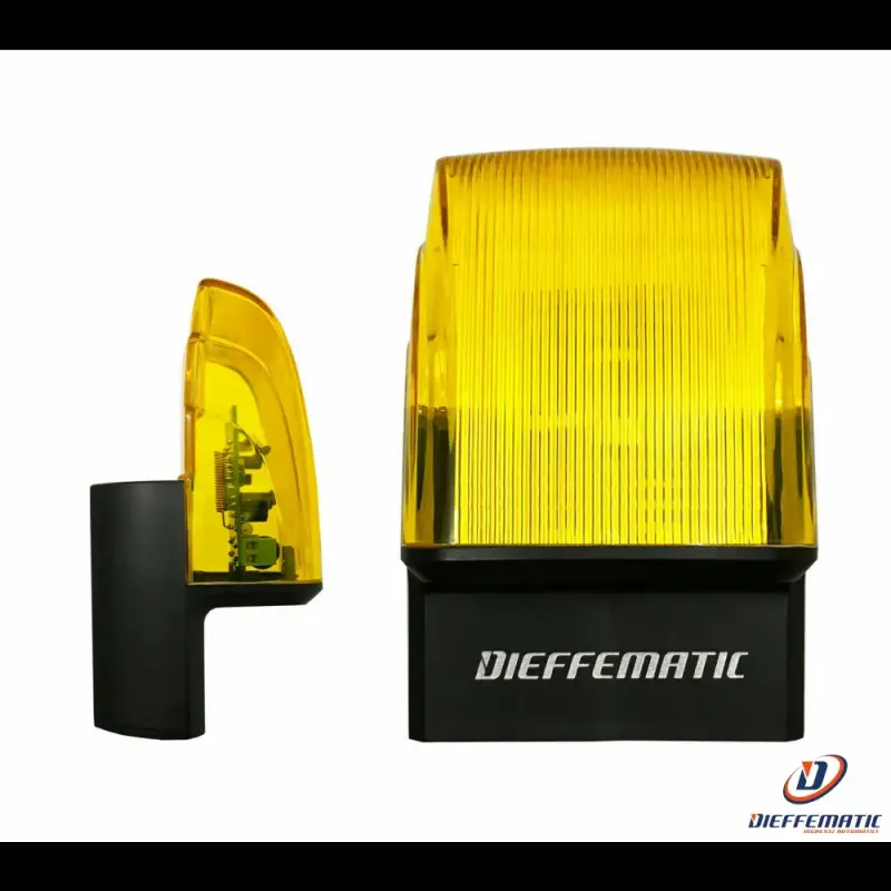 Luce Lampeggiante Lampeggiatore 230v Led Cancello Automatico Serranda Garage