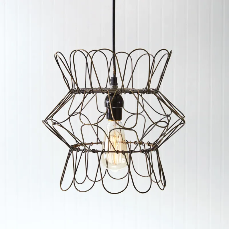 Modest Wire Egg Basket Pendant Lamp Energy Monitoring