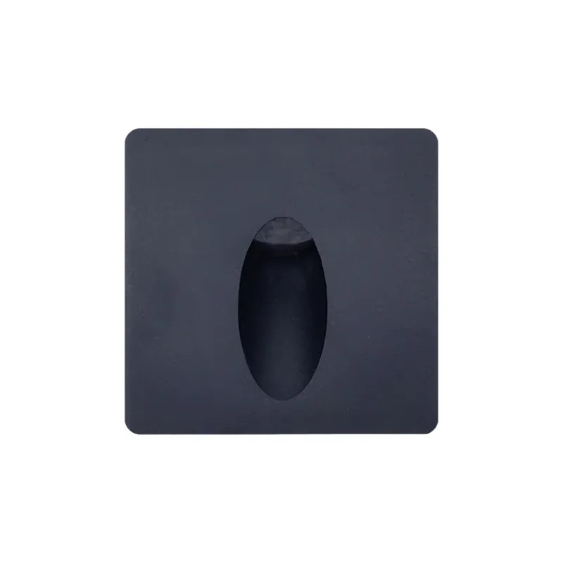 Mountable Balizador Quadrado LED Preto Para Escada CCT 3W 300LM 85mm IP65