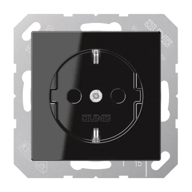 JG SCHUKO Steckdose A1520SW 16A 250V schwarz
