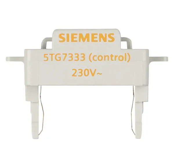Siemens 5TG7333 DELTA Schalter u.Taster LED-Leuchteinsatz 230V/50Hz tangerine