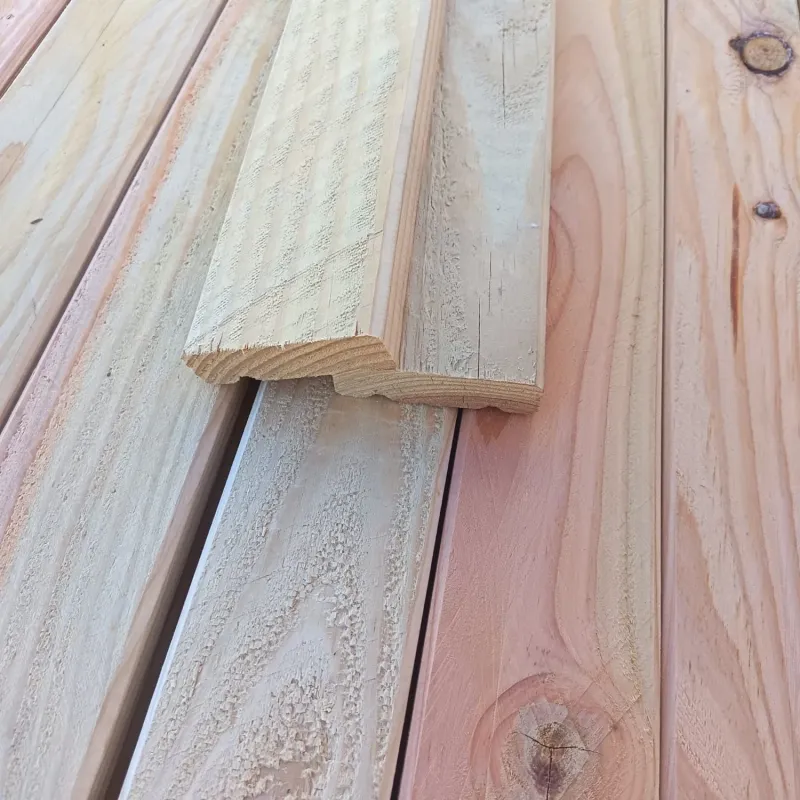 Smart Lame de terrasse douglas naturel classe 3 Pyla - 25x165 - L=4m