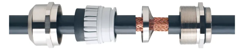 WISKA EMV EMSKV 32 EMV-S Messingkabelverschraubung 13-21mm