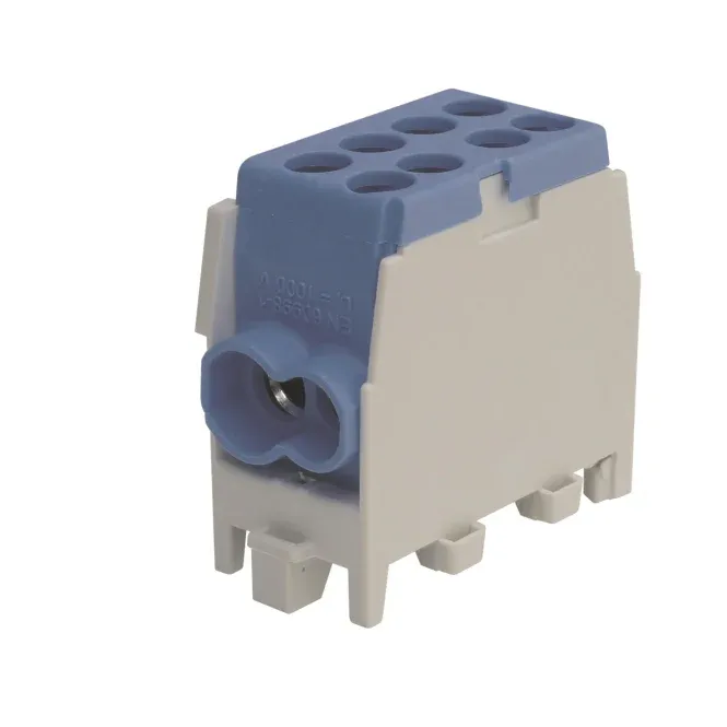 Pollmann Hauptleitungsabzweigklemme blau 25/16mm² 1-pol 2Ein/2Aus 2080137