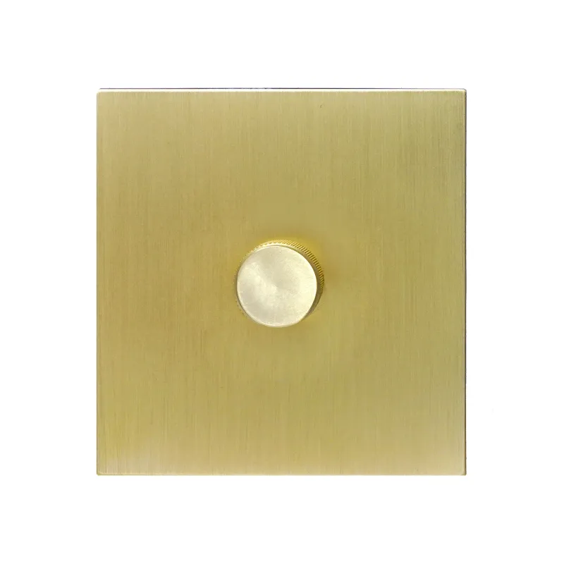 Single Light Dimmer 2 way Switch- 3watts～200watts - Rust-resistant Steel Lutron