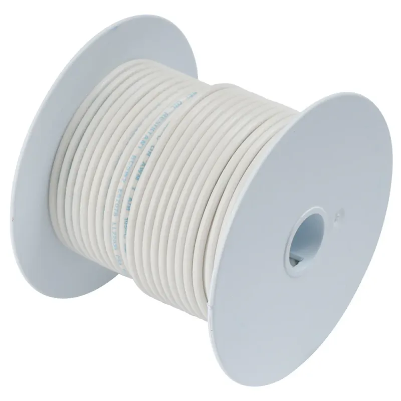 Ancor White 14 AWG Tinned Warm-toned Wire - 250' [104925]