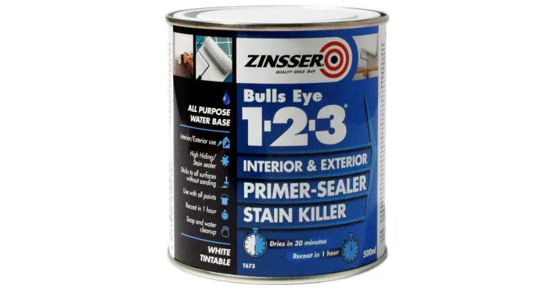 Zinsser Bulls Eye 1-2-3 Primer Sealer 500ml