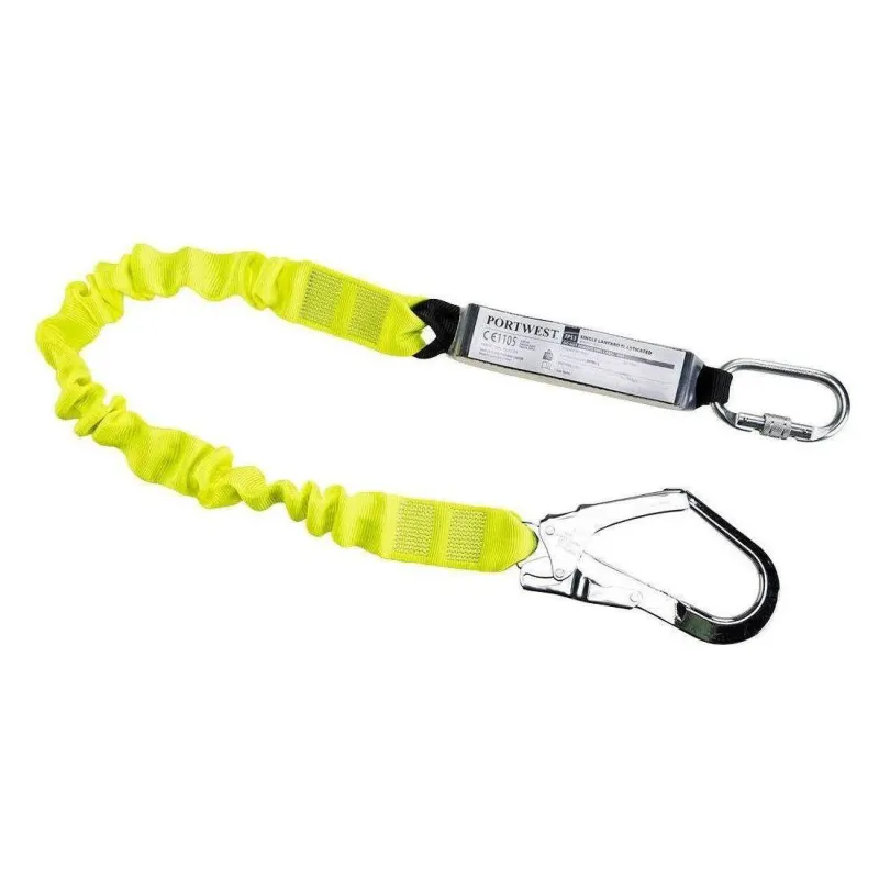 Portwest Singular elastic lanyard fall arrester FP53