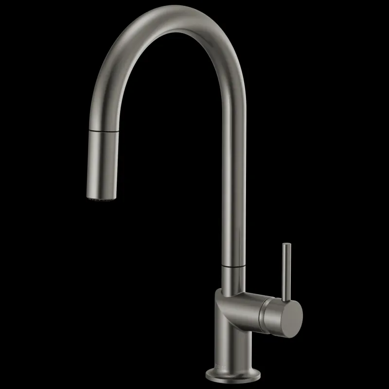 Brizo Odin Pull-Down Faucet Arc Spout - Less Handle Luxe Metal