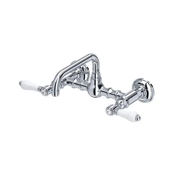 Acqui® Wall Install Bridge Lavatory Faucet U-Spout
