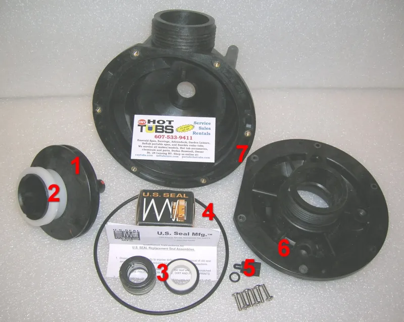 O-ring Aqua-Flo FMCP Spa Pump (#4 PHOTO) Lifetime Warranty