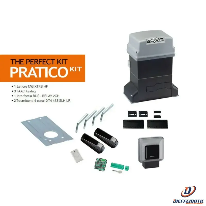 Pratico Kit 230v Flawless Faac 105912 Ricambio Originale Garanzia Automazione