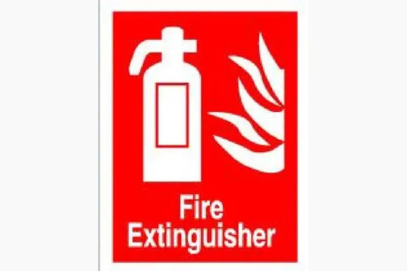 Escape Ladder Fire Extinguisher Sign - Health & Safety Signs High Quality Interior & Exterior
