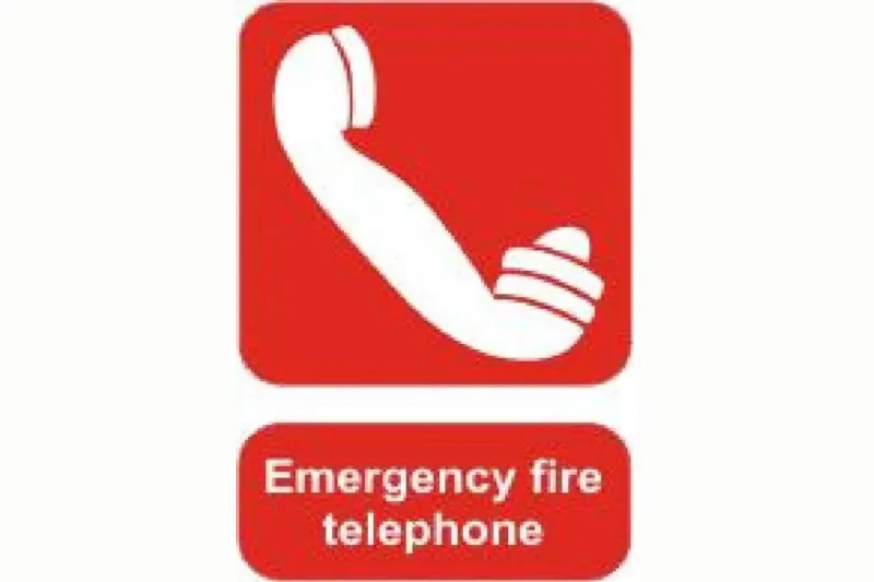 Fire Telephone Sign - Health & Safety Signs High Quality Interior & Exterior Safety First