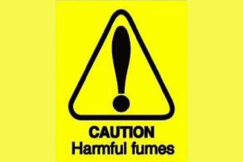 Harmful Fumes Sign - Health & Safety Signs High Quality Interior & Exterior - 5LB