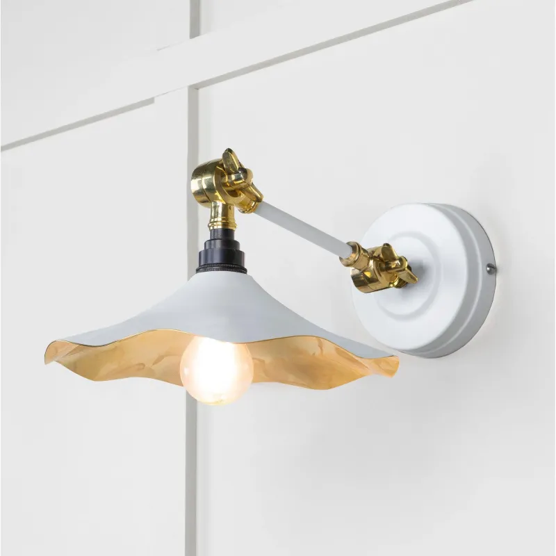 Smooth Brass Flora Wall Buoyant Flock | From Anvil