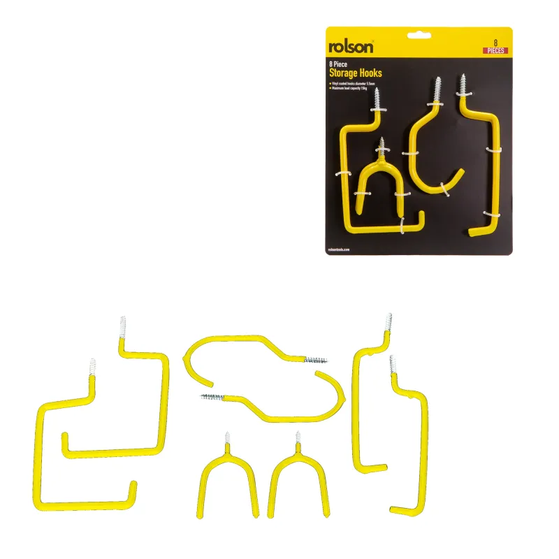 8 Piece Storage Hooks