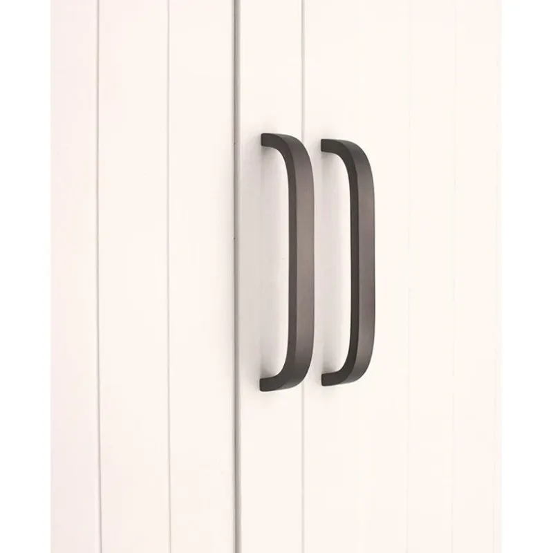 Curve Bar Cabinet Handle Gunmetal Grey Little