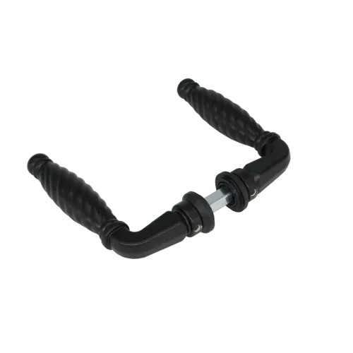 Gate Post Gate Master: Black time-honored handle